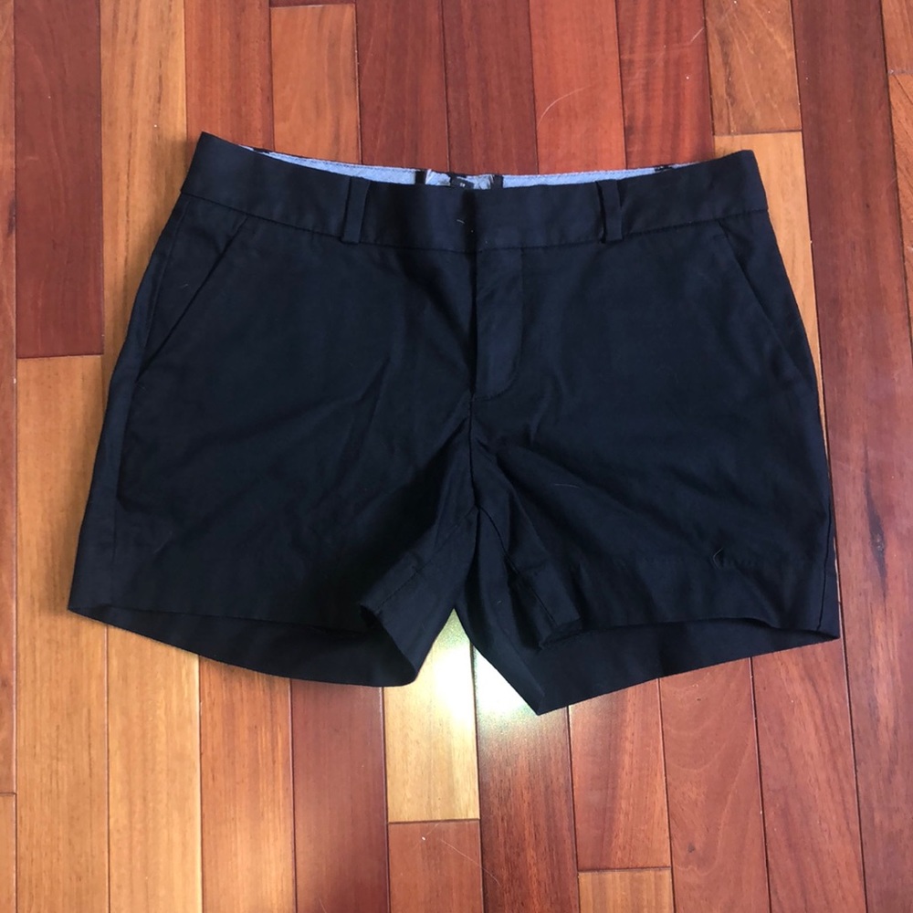 black shorts
